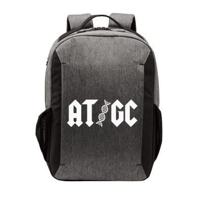 AT GC Biology DNA Strand Double Helix Teacher Pupil Student Vector Backpack