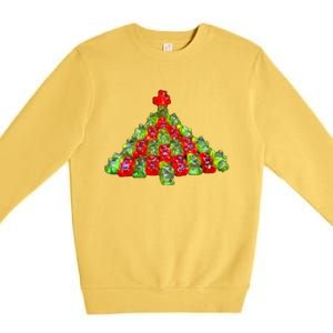 A Gummy Bear Christmas Tree Premium Crewneck Sweatshirt