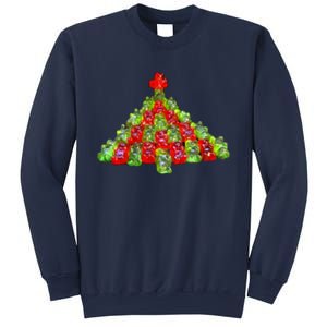 A Gummy Bear Christmas Tree Sweatshirt