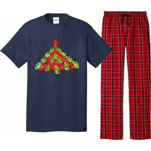 A Gummy Bear Christmas Tree Pajama Set