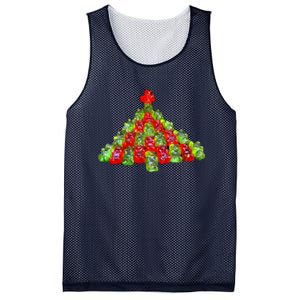 A Gummy Bear Christmas Tree Mesh Reversible Basketball Jersey Tank