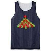 A Gummy Bear Christmas Tree Mesh Reversible Basketball Jersey Tank