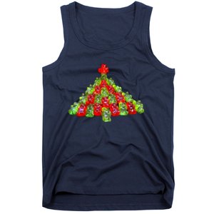 A Gummy Bear Christmas Tree Tank Top