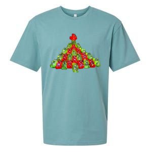 A Gummy Bear Christmas Tree Sueded Cloud Jersey T-Shirt