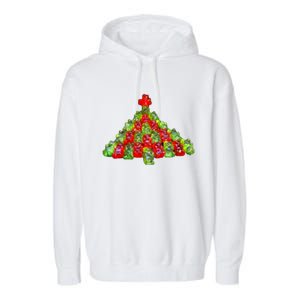 A Gummy Bear Christmas Tree Garment-Dyed Fleece Hoodie