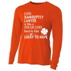 A Good Bankruptcy Lawyer Is Like A 4 Leaf Clover St Patricks Meaningful Gift Cooling Performance Long Sleeve Crew