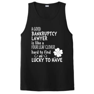 A Good Bankruptcy Lawyer Is Like A 4 Leaf Clover St Patricks Meaningful Gift PosiCharge Competitor Tank