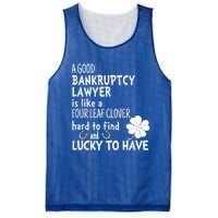 A Good Bankruptcy Lawyer Is Like A 4 Leaf Clover St Patricks Meaningful Gift Mesh Reversible Basketball Jersey Tank