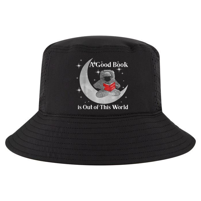 A Good Book Is Out Of This World Astronaut Cool Comfort Performance Bucket Hat