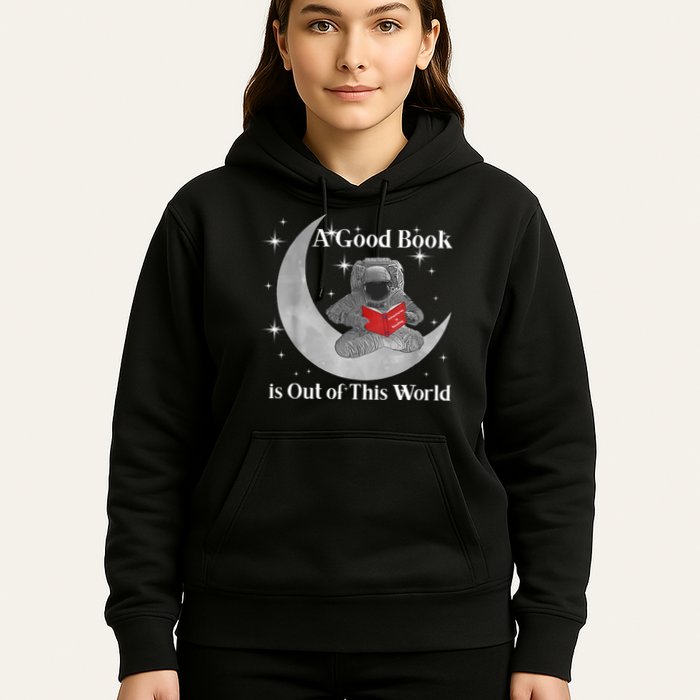 A Good Book Is Out Of This World Astronaut Hoodie