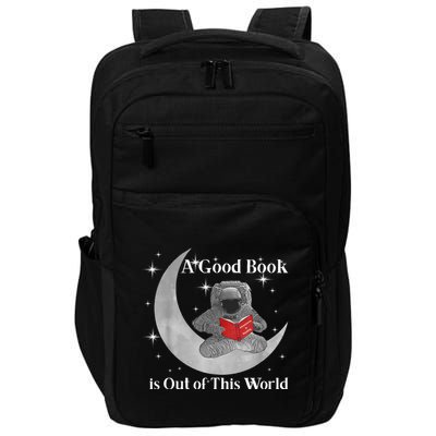 A Good Book Is Out Of This World Astronaut Impact Tech Backpack