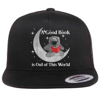 A Good Book Is Out Of This World Astronaut Flatbill Hat