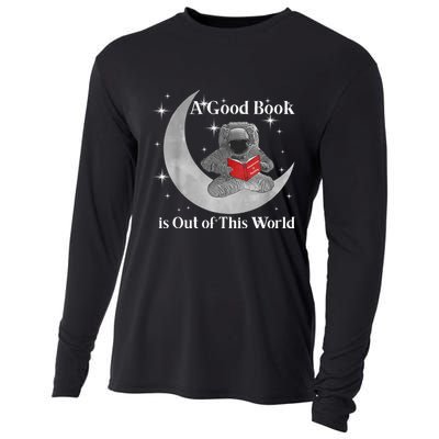 A Good Book Is Out Of This World Astronaut Cooling Performance Long Sleeve Crew