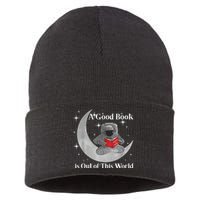 A Good Book Is Out Of This World Astronaut Sustainable Knit Beanie