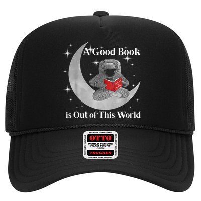 A Good Book Is Out Of This World Astronaut Trucker Hat