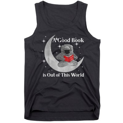 A Good Book Is Out Of This World Astronaut Tank Top