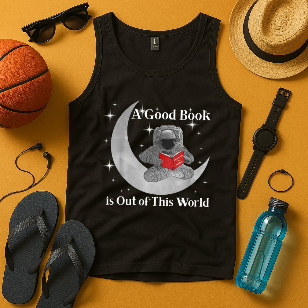 A Good Book Is Out Of This World Astronaut Tank Top