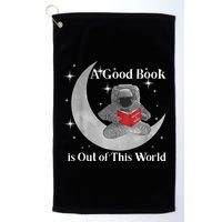 A Good Book Is Out Of This World Astronaut Golf Towel