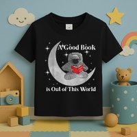 A Good Book Is Out Of This World Astronaut Toddler T-Shirt