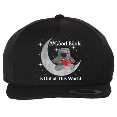 A Good Book Is Out Of This World Astronaut Wool Snapback Cap
