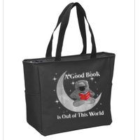 A Good Book Is Out Of This World Astronaut Zip Tote Bag