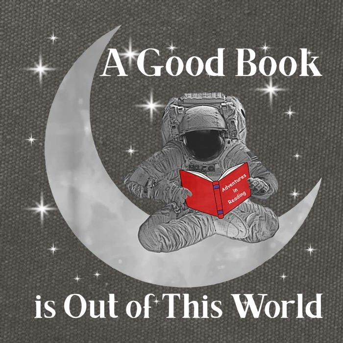 A Good Book Is Out Of This World Astronaut Cotton Canvas Backpack