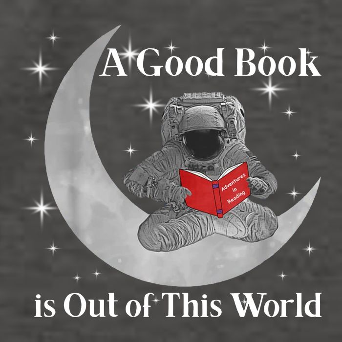 A Good Book Is Out Of This World Astronaut Vector Backpack
