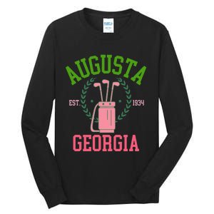 Augusta Georgia Coquette Golf Tournament Tall Long Sleeve T-Shirt