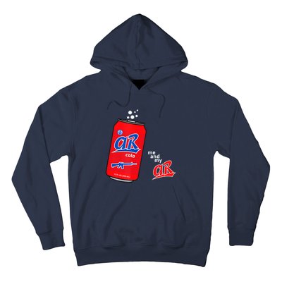 AR15 Gun Cola Parody Soda Hoodie