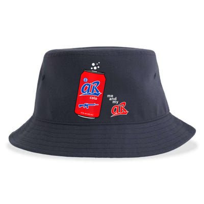 AR15 Gun Cola Parody Soda Sustainable Bucket Hat