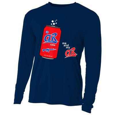 AR15 Gun Cola Parody Soda Cooling Performance Long Sleeve Crew