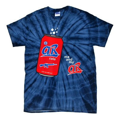 AR15 Gun Cola Parody Soda Tie-Dye T-Shirt