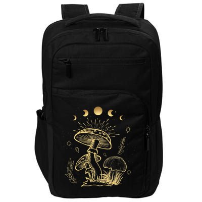 Aesthetic Goblincore Cottagecore Mushroom Spiritual Impact Tech Backpack