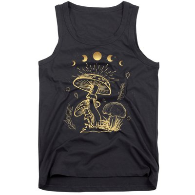 Aesthetic Goblincore Cottagecore Mushroom Spiritual Tank Top