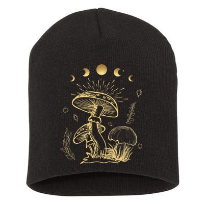 Aesthetic Goblincore Cottagecore Mushroom Spiritual Short Acrylic Beanie