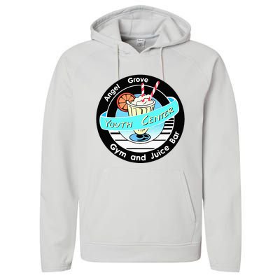 Angel Grove Center Gym And Juice Bar Performance Fleece Hoodie