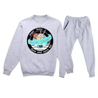 Angel Grove Center Gym And Juice Bar Premium Crewneck Sweatsuit Set