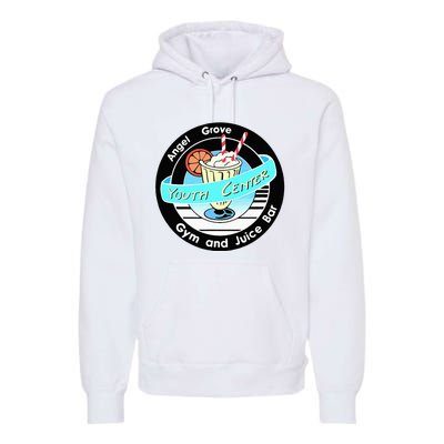 Angel Grove Center Gym And Juice Bar Premium Hoodie