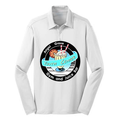 Angel Grove Center Gym And Juice Bar Silk Touch Performance Long Sleeve Polo