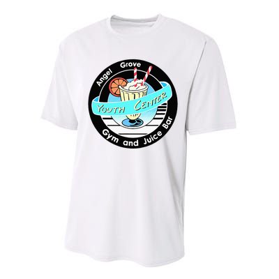 Angel Grove Center Gym And Juice Bar Performance Sprint T-Shirt