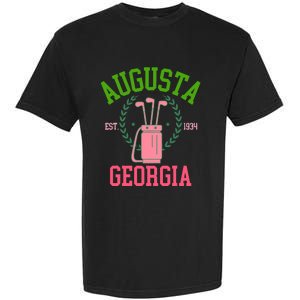 Augusta Georgia Coquette Golf Tournament Bows Social Club Garment-Dyed Heavyweight T-Shirt