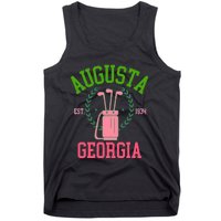 Augusta Georgia Coquette Golf Tournament Bows Social Club Tank Top