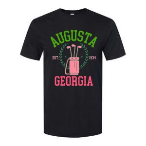 Augusta Georgia Coquette Golf Tournament Bows Social Club Softstyle CVC T-Shirt