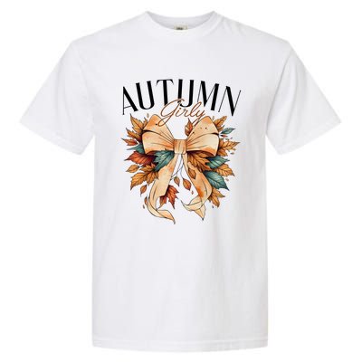 Autumn Girly Coquette Fall Lover Garment-Dyed Heavyweight T-Shirt