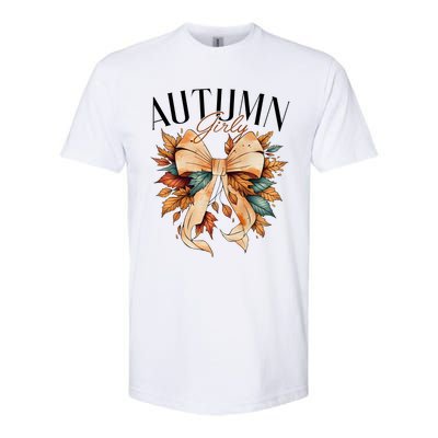 Autumn Girly Coquette Fall Lover Softstyle® CVC T-Shirt