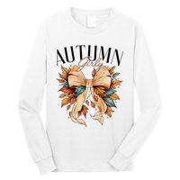 Autumn Girly Coquette Fall Lover Long Sleeve Shirt