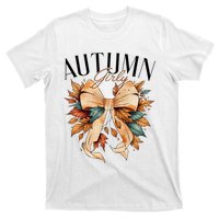 Autumn Girly Coquette Fall Lover T-Shirt