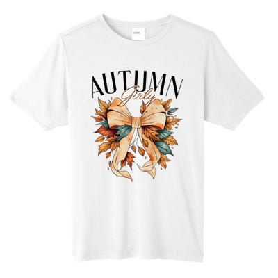 Autumn Girly Coquette Fall Lover Tall Fusion ChromaSoft Performance T-Shirt