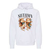 Autumn Girly Coquette Fall Lover Premium Hoodie