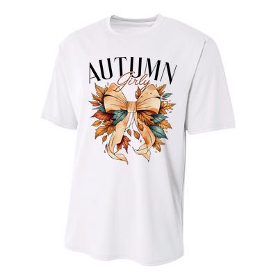 Autumn Girly Coquette Fall Lover Performance Sprint T-Shirt